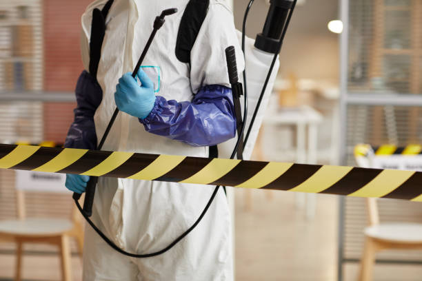 Professional Blood Cleanup technician working in Albany, MO